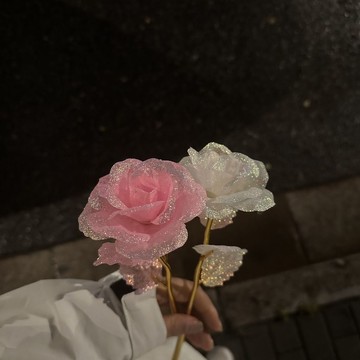 🔥畢業季花束🔥畢業季禮物新款七夕情人節送老婆女友閨蜜生日520禮物冰晶玫瑰花永生花浪漫