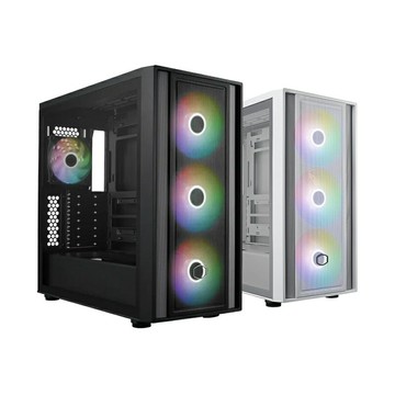 【享最高折300】CoolerMaster 酷碼 MasterBox 600 背插式電腦機殼 ATX散熱高/黑色/白色
