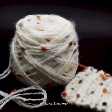 柔軟蓬鬆感毛線給老公男友編織情侶圍巾棒針 手混線 特色毛線 手工毛線