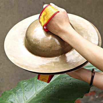 【含稅/免運】 尼泊爾手工銅鈸大镲碰鈴打擊樂器銅嚓開業活動用品鐃鈸直供