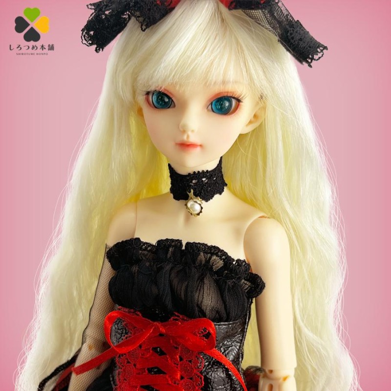 BJD ドール（ 本体＋ウィッグ＋顔メイク＋アイ＋衣装セット＋靴＋