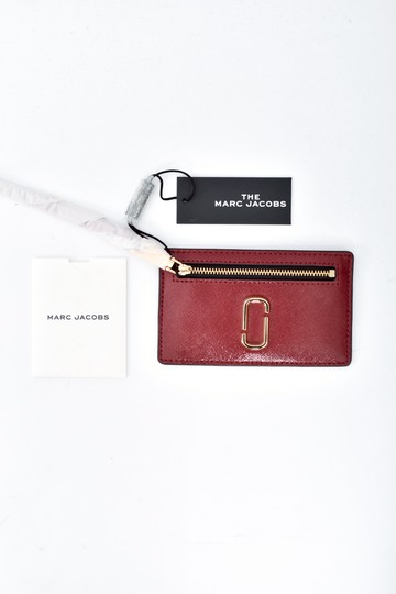 marc jacobs紅色經典logo卡夾零錢包