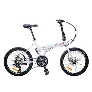 BIKEONE I9 MARK2 20吋24速鋁合金碟煞避震折疊自行車 搭載SHIMANO24變速煞變合一與培林SHIMANO大盤與451輪組