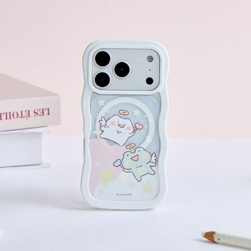 胖才可愛小天使肉肉呱呱雲朵波波MagSafe iPhone手機殼