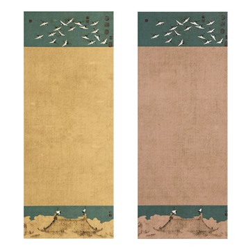 蠟染宣紙國潮文創信箋紙小楷書法作品紙半生半熟書法專用宣紙一筆箋書法練字紙仿古做舊宣紙批發