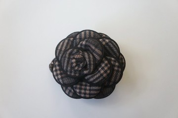 B4-馬尾側夾(M)- 髮夾抓夾馬尾夾公主頭類 山茶花-V