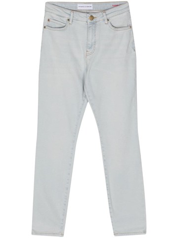 PINKO - Sabrina mid-rise skinny jeans - women - Cotton/Cotton/Spandex/Elastane/Polyester/Polyester - 32 - Blue