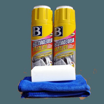 泡沫清洗劑汽車用多功能萬能免洗車內飾神器強力去污真皮座椅皮革