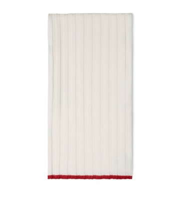 Brunello Cucinelli Cashmere Rib-Knit Scarf