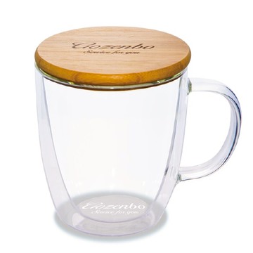 【晨光】御膳坊Gozenbo 輕時光玻璃杯 附竹蓋 350ml(591144)【現貨】