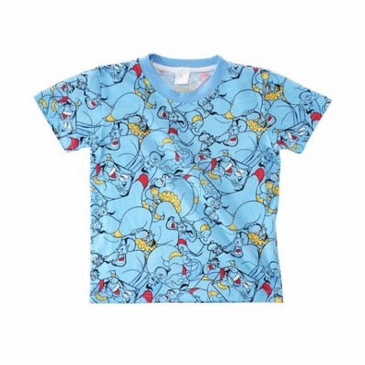 アラジン グッズ 子供用 キャラクター Tシャツ ディズニー キッズt Shirts ジーニーぎっしり 総柄 スモールプラネット セール 通販 Lineポイント最大get Lineショッピング