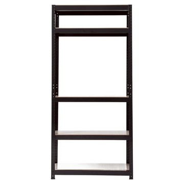 COMET 角鋼置物架  80 x 40 x 180cm  黑色  5層