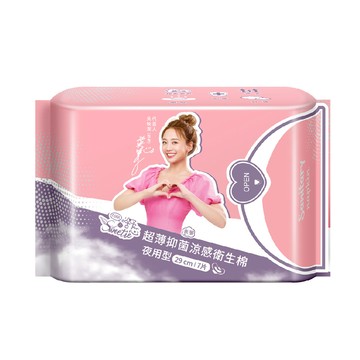 舒芯超薄抑菌涼感衛生棉_29cm夜用型