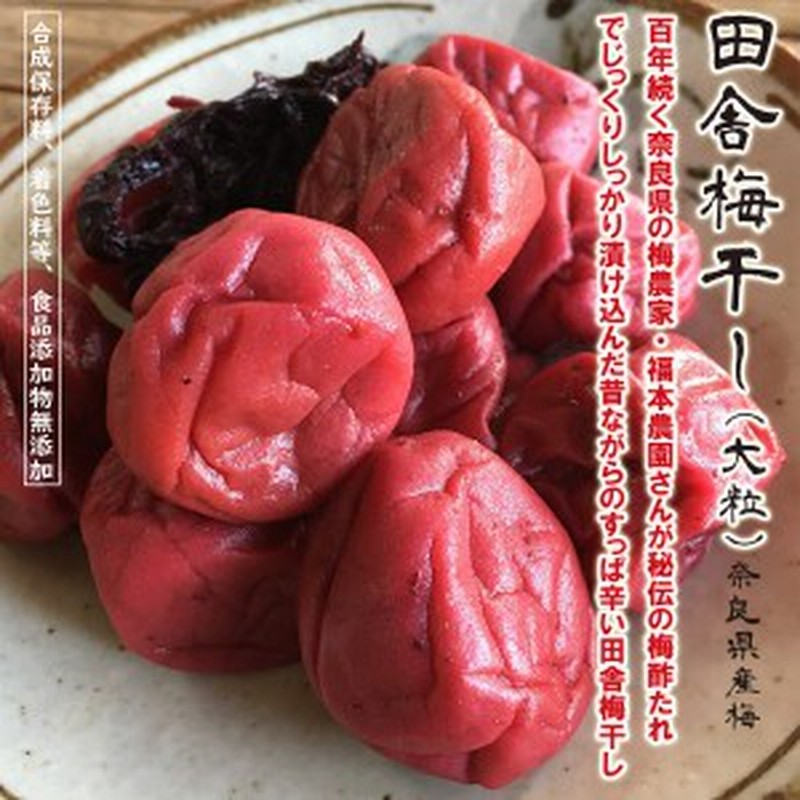 梅干し (大粒)300ｇ 無添加田舎の梅干し！ 酸っぱい 辛い 昔のしそ漬け！ おかず 定番 最強 紫蘇梅 しそ梅 クエン酸たっぷり 塩分補 通販  LINEポイント最大10.0%GET | LINEショッピング