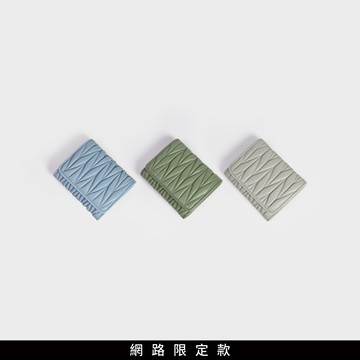 SO NICE 韓系褶皺羊皮皮夾