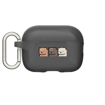 AirPods Pro 2 AirPods Case 黑 - 小貓貓們 Little Cattos - Cattos Loading