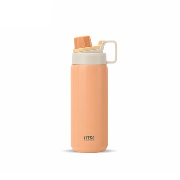 【H&R安室家】TYESO泰碩 304不鏽鋼提把保溫瓶750ml(H56)橘