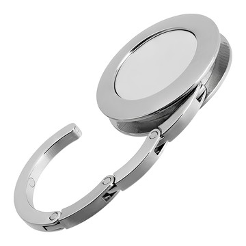 德國 REFLECTS 隨身包袋掛勾 金屬橡膠材質  亮銀  1個