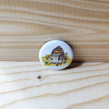 胸章/別針/徽章 兔兔用功中