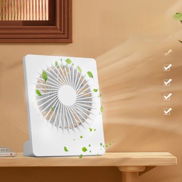 夏季桌面風扇大風量 家用戶外露營便攜式USB充電款迷你小風扇