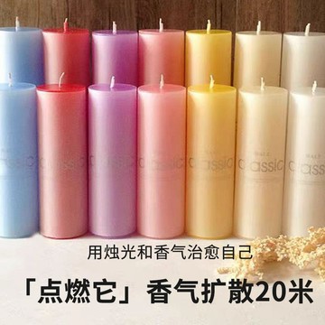 【台灣發貨 特價處理】【3862人好評】經典蠟燭圓柱無煙浪漫求婚香薰歐式燭光生日晚餐停電家用臥室新款