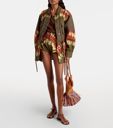 Alémais Marilyn dyed denim shorts