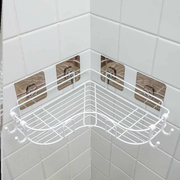 浴室放東西的衛生問置物架 衛生間免打孔洗發水沐浴露架子多功能