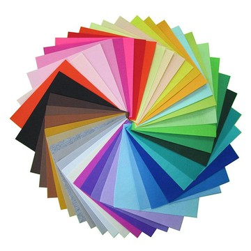 Postroad 無黏性彩色毛氈紙 40色  1個  混色  30 x 30 cm