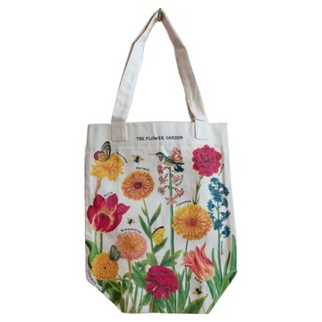 CAVALLINI&CO. 復古托特包 純棉帆布  花園 多色  41 x 32cm 底14.6cm 提把70cm