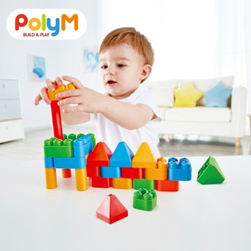 德國PolyM 小小建築師積木組
