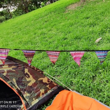 美麗大街 露營裝飾民族風三角旗6片雙面加厚【109122958】