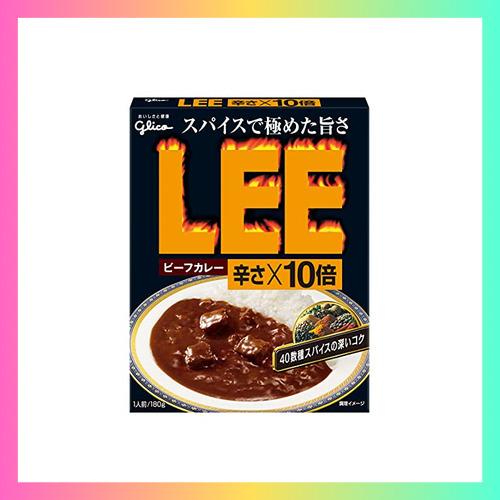 江崎グリコ ビーフカレーLEE辛さ×10倍 180g×10個