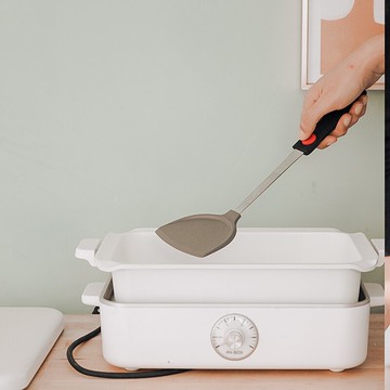 索比特不粘鍋硅膠鏟護鍋鏟炒勺炒菜鏟子廚具套裝不銹鋼 硅膠鍋鏟