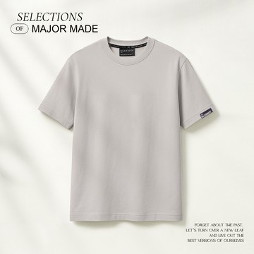 品牌織標極簡厚磅多色素T