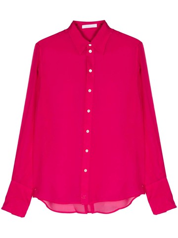 Helmut Lang - sheer silk shirt - unisex - Silk - L - Pink