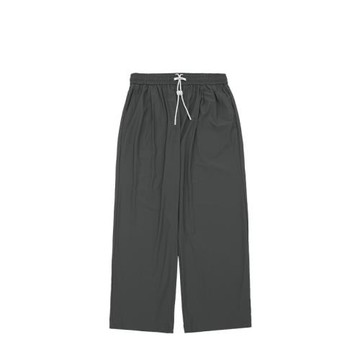 街頭格紋速干空調褲2025春夏新品高彈涼感闊腿褲男女款彈性休閑褲