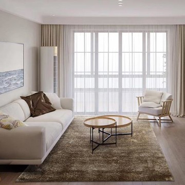 【山德力】 歐密地毯200x290cm 金