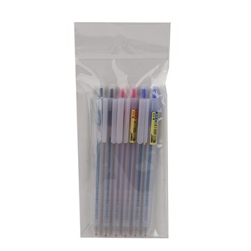 [家速配]簡約風0.7中油筆 6入B112