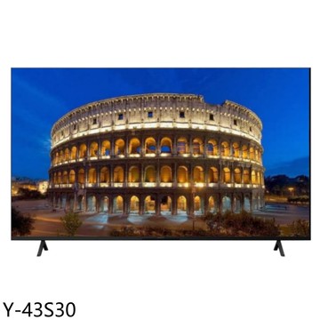 【SONY 索尼】【Y-43S30】43吋連網4K連網智慧顯示器(無安裝)