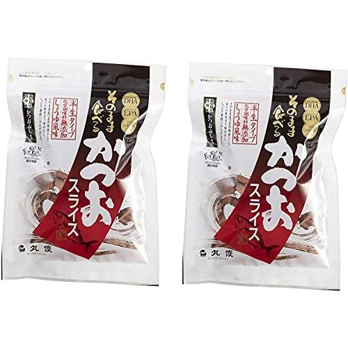 丸俊 そのまま食べるかつおスライス 60g ×2袋