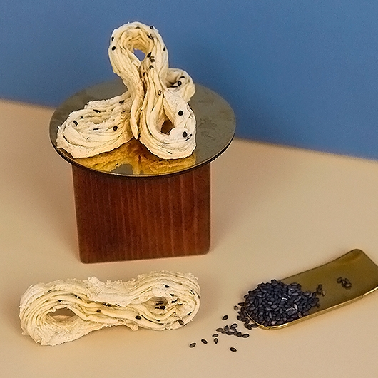 香醇芝麻蛋捲