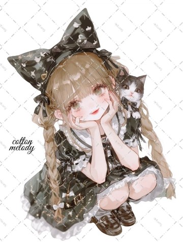 原始貼紙 No.6365 人物貼紙 原創貼紙 人物貼紙 女孩貼紙 原創人物貼紙