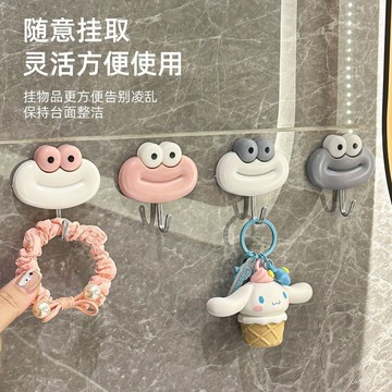 【台灣出貨】 多功能掛鈎 書包掛鈎 門後掛鈎 掛鈎粘膠強力承重免打孔浴室衛生間粘鈎廚房墻壁門後無痕毛巾掛鈎 BFUL