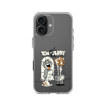 iPhone 17 Clear Case（相機按鈕） 透明 - 湯姆貓與傑利鼠 Tom and Jerry - 廚房攻防戰