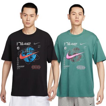 【下殺】Nike 短袖上衣 男裝 地球 純棉 黑/綠【運動世界】FV8419-010/FV8419-361