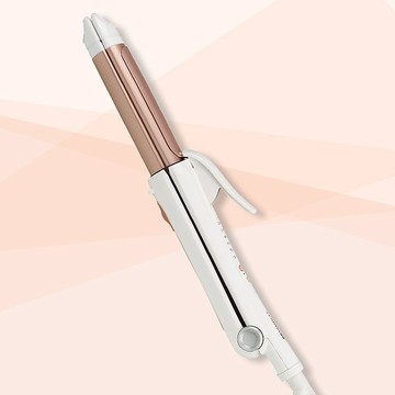 荷蘭PRINCESS 玫瑰金二用陶瓷捲髮棒/離子夾