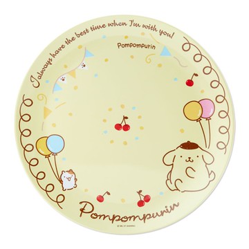【震撼精品百貨】布丁狗 Pom Pom Purin 日本SANRIO三麗鷗 布丁狗美耐皿盤子/塑膠盤#58556 震撼日式精品百貨