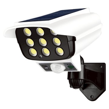 超亮仿真監控太陽能照明感應燈人體感應庭院燈防雷防雨防賊假監控