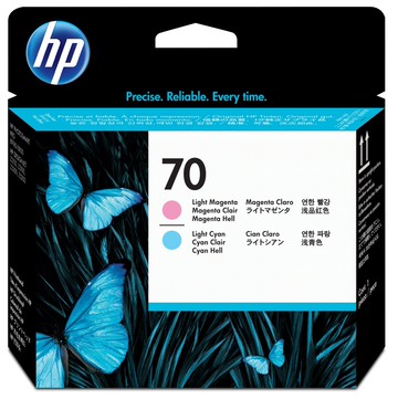 【請先詢問貨況】HP 惠普 70 原廠淡洋紅與淡青色噴頭 印頭 C9405A 適用DesignJet Z2100/Z3100/Z3200/Z5200