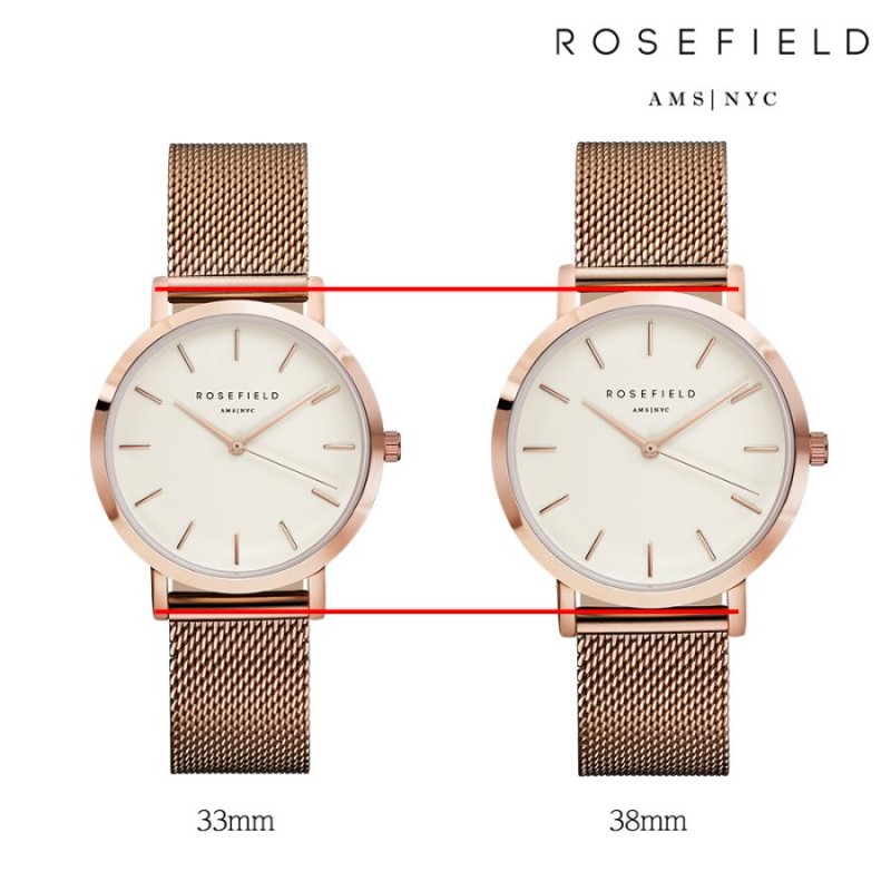 ローズフィールド ROSEFIELD 腕時計 メッシュベルト レディース 時計